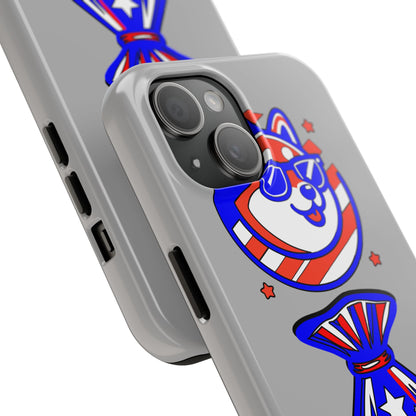 DOGE BIG BALLS Patriotic Phone Case - Tough & Stylish Duotone Design